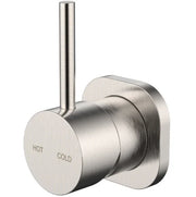 Millennium Cioso SQ Shower Mixer Pin Up, Brushed Nickel