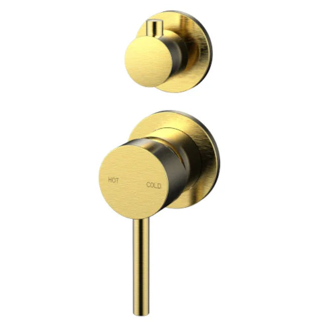 Millennium Cioso Diverter Separate Plate, Modern Brass