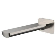 Millennium Akemi 180mm Bath Spout Square Plate, Brushed Nickel