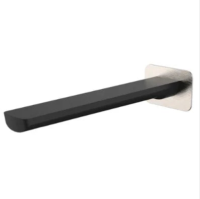 Millennium Akemi 235mm Bath Spout Square Plate, Brushed Nickel