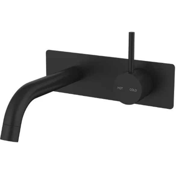 Millennium Cioso Wall Basin Mixer Pin Up, Matte Black