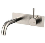 Millennium Cioso Wall Basin Mixer Pin Up, Brushed Nickel