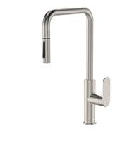 Fienza Empire Slim Pull-Out Sink Mixer, Brushed Nickel
