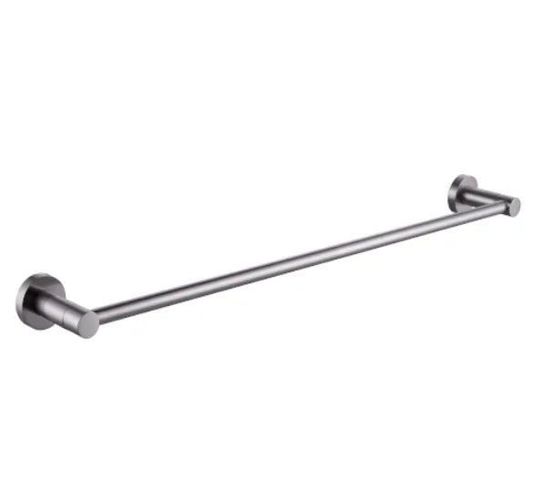 Millennium Cioso 600mm Single Towel Rail, Brushed Nickel