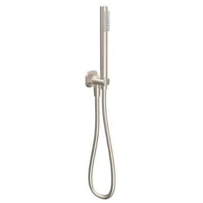 Millennium Cioso SQ Hand Shower on Hook, Brushed Nickel