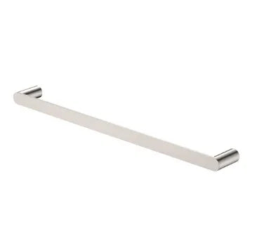Fienza Empire Slim Single Towel Rail, 600mm, Brushed Nickel