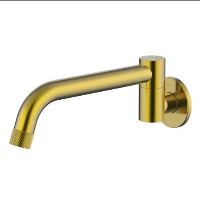 Millennium Cioso Swivel Knurled Bath Spout, Modern Brass