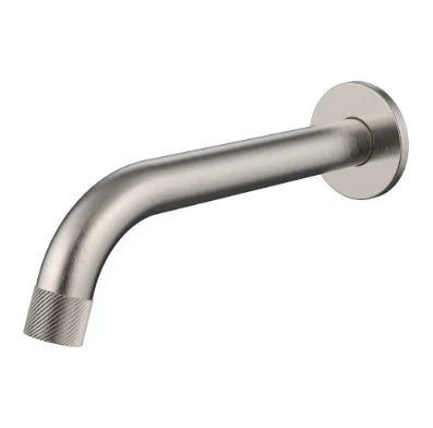 Millennium Cioso Knurled Basin/Bath Spout, Brushed Nickel