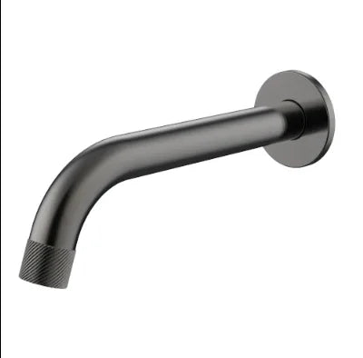 Millennium Cioso Knurled Basin/Bath Spout, Gun Metal