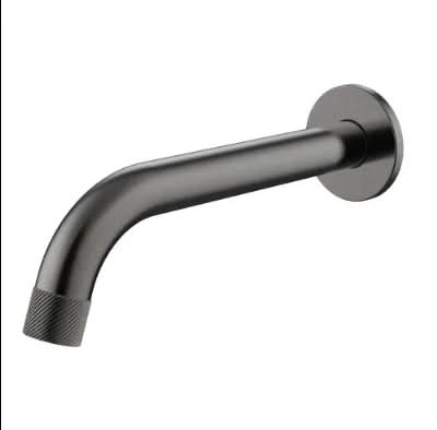 Millennium Cioso Knurled Basin/Bath Spout, Gun Metal