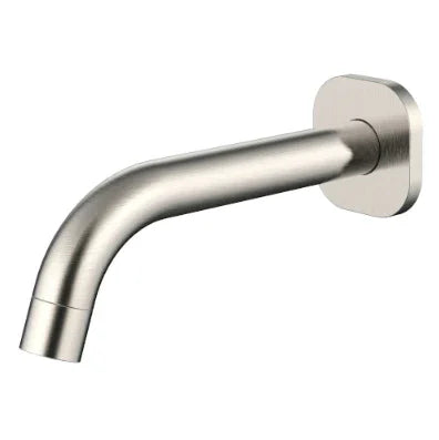Millennium Cioso SQ 200mm Basin/Bath Spout, Brushed Nickel