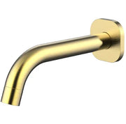 Millennium Cioso SQ 200mm Basin/Bath Spout, Modern Brass