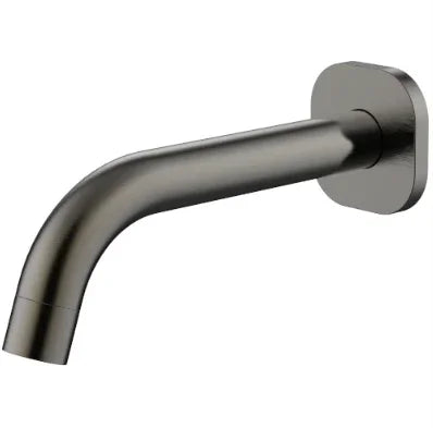 Millennium Cioso SQ 200mm Basin/Bath Spout, Gun Metal