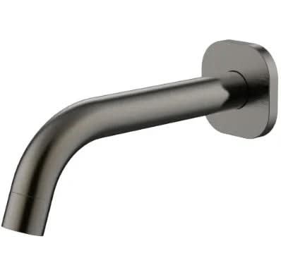 Millennium Cioso SQ 200 mm Basin/Bath Spout, Gun Metal