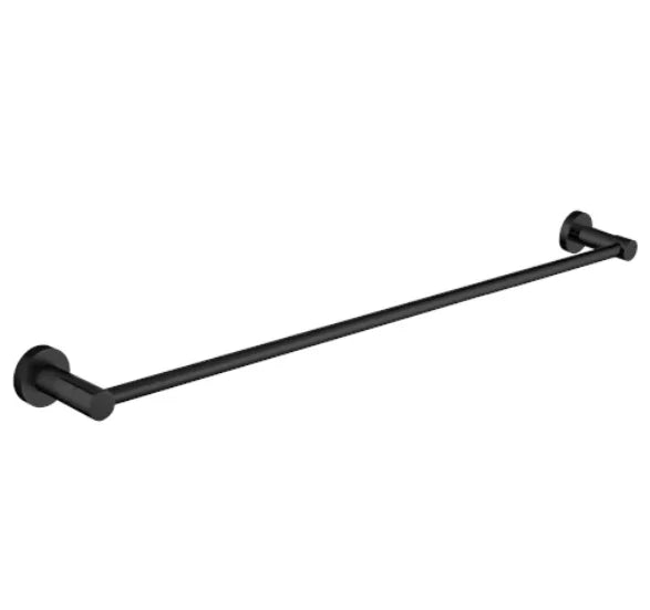 Millennium Cioso 800mm Single Towel Rail, Matte Black