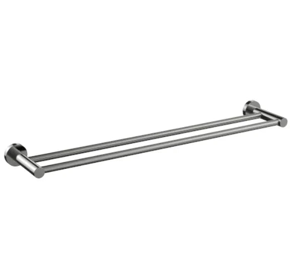 Millennium Cioso 600mm Double Towel Rail, Brushed Nickel