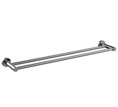 Millennium Cioso 600 mm Double Towel Rail, Brushed Nickel