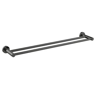 Millennium Cioso 600 mm Double Towel Rail, Gun Metal