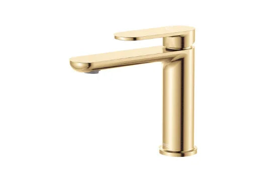 Fienza Empire Slim Cold Start Basin Mixer, Urban Brass
