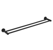 Millennium Cioso 800mm Double Towel Rail, Matte Black