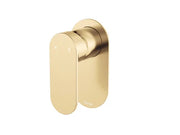 Fienza Empire Slim Wall Mixer, Oval Plate, Urban Brass
