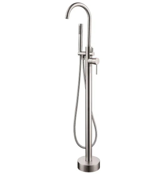 Millennium Cioso Bath Filler W/HandShower, Brushed Nickel