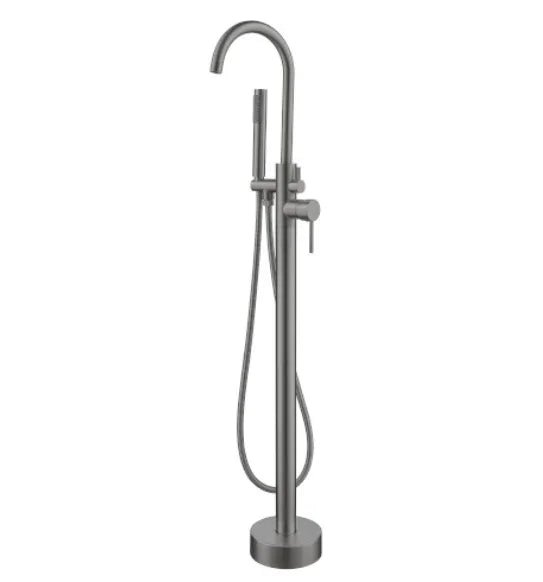 Millennium Cioso Bath Filler W/HandShower, Gun Metal
