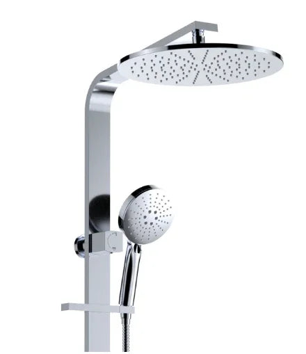 Fienza Empire Slim Deluxe Twin Shower, Chrome