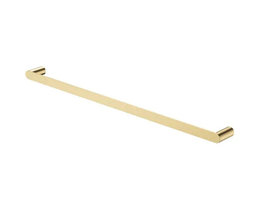 Fienza Empire Slim Single Towel Rail, 800mm, Urban Brass