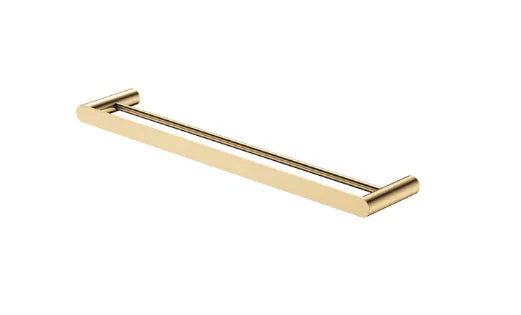Fienza Empire Slim Double Towel Rail, 600mm, Urban Brass