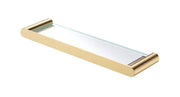 Fienza Empire Slim Glass Shelf, Urban Brass