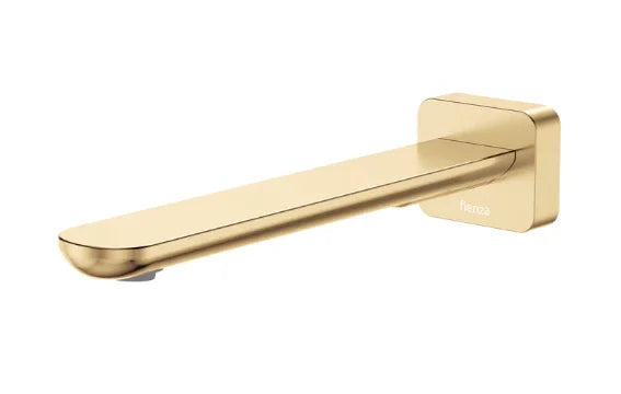 Fienza Empire Slim Basin/Bath Outlet, Square Plate, 220mm, Urban Brass