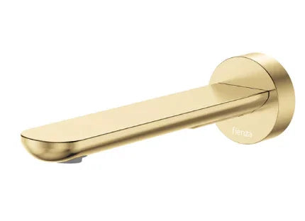 Fienza Empire Slim Basin/Bath Outlet, Round Plate, 180mm, Urban Brass