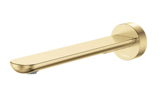 Fienza Empire Slim Basin/Bath Outlet, Round Plate, 220mm, Urban Brass