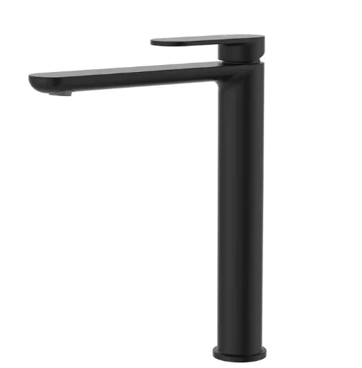 Fienza Empire Slim Cold Start Tall Basin Mixer, Matte Black