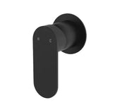 Fienza Empire Slim Wall Mixer, Round Plate, Matte Black