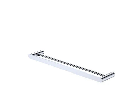 Fienza Empire Slim Double Towel Rail, 600mm, Chrome