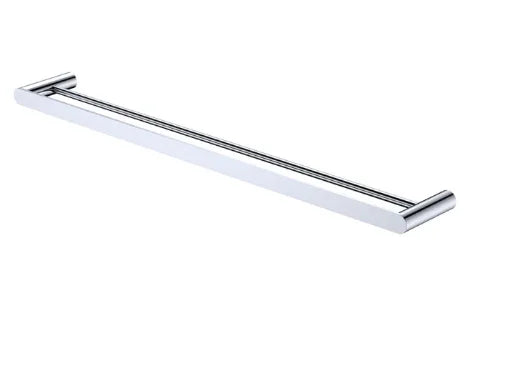 Empire Slim Double Towel Rail, 800mm, Chrome
