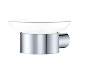 Fienza Empire Slim Glass Soap Dish, Chrome