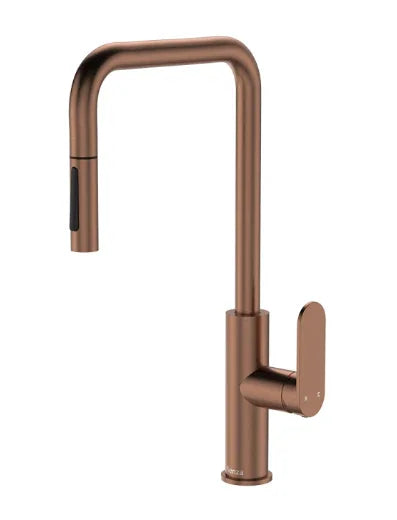 Fienza  Empire Slim Pull-Out Sink Mixer, Brushed Copper