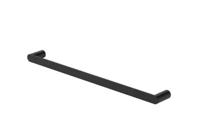 Fienza Empire Slim Single Towel Rail, 600mm, Matte Black