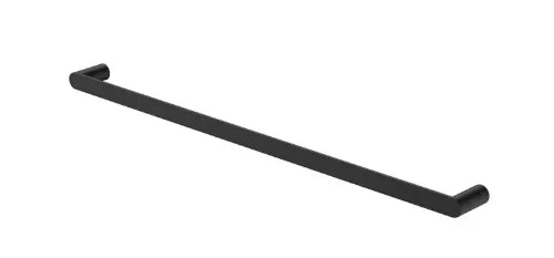 Fienza Empire Slim Single Towel Rail, 800mm, Matte Black