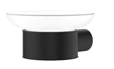 Fienza Empire Slim Glass Soap Dish, Matte Black