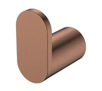 Fienza Empire Slim Robe Hook, Brushed Copper