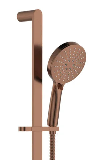Fienza Empire Slim Rail Shower, Brushed Copper