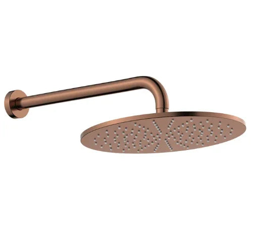 Fienza Empire Slim Shower Arm Set, Brushed Copper