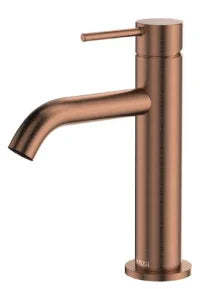 Fienza Kaya Basin Mixer, Brushed Copper