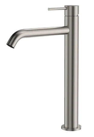 Fienza Kaya Tall Basin Mixer, Brushed Nickel