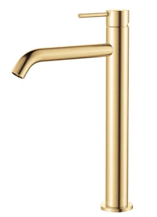 Fienza Kaya Tall Basin Mixer, Urban Brass