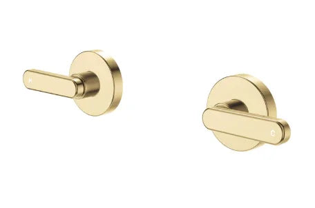 Fienza Kaya Lever Wall Taps, Urban Brass